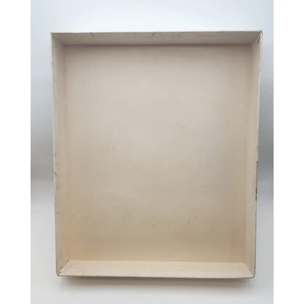 Vintage Faux Book Box Ornate Embossed Lid Photo Keepsake Decor Decorative Box